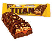 Titan bar brownie nut 12  box, 1